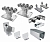 CAME KIT MARE S03+STAGE SZ6-CAME-п Комплектующие для откатных ворот весом до 500 кг или шириной до 4 м балка оцинкована (набор-комплект с подставками)