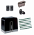 FAAC C720KIT-FK7 Автоматика для откатных ворот C720KIT-FK7, комплект: привод, радиоприемник, 2 пульта, фотоэлементы, 7 реек