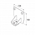 DOORHAN DHS20250 Крышка задняя для балки 138х144х6 для откатных (сдвижных) ворот