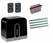 Автоматика для откатных ворот C720KIT-KR4, комплект: привод, радиоприемник, 2 пульта, 4 рейки