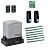 FAAC 740KIT-F7 Автоматика для откатных ворот 740KIT-F7, комплект: привод, радиоприемник, 2 пульта, фотоэлементы, 7 реек