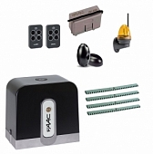 Автоматика для откатных ворот C721KIT FULL4-К, комплект: привод, радиоприемник, 2 пульта, фотоэлементы, лампа, 4 рейки