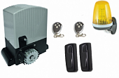 Автоматика для откатных ворот AN-MOTORS ASL2000KIT2, комплект: привод, 2 пульта, лампа, фотоэлементы