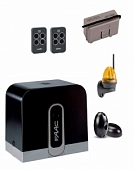 Автоматика для откатных ворот C720KIT FULL-К, комплект: привод, радиоприемник, 2 пульта, фотоэлементы, лампа