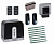FAAC C721KIT FULL8 Автоматика для откатных ворот C721KIT FULL8, комплект: привод, радиоприемник, 2 пульта, фотоэлементы, лампа, 8 реек
