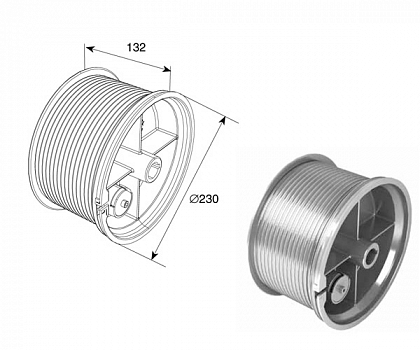 DOORHAN 11003 Барабан (OMI 32) для подъёмных секционных ворот