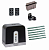 FAAC C721KIT-FK6 Автоматика для откатных ворот C721KIT-FK6, комплект: привод, радиоприемник, 2 пульта, фотоэлементы, 6 реек