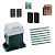 FAAC 746KIT FULL-A7 Автоматика для откатных ворот 746KIT FULL-A7, комплект: привод, радиоприемник, 2 пульта, фотоэлементы, лампа, 7 реек