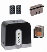 Автоматика для откатных ворот C721KIT-LA, комплект: привод, радиоприемник, 2 пульта, лампа