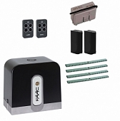 Автоматика для откатных ворот C721KIT-FA4, комплект: привод, радиоприемник, 2 пульта, фотоэлементы, 4 рейки