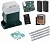 FAAC 844KIT-K4 Автоматика для откатных ворот 844KIT-K4, комплект: привод, рейка, фотоэлементы, лампа, пульт, радиоприемник